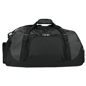 Deluxe Poly/Ripstop Piggy Back Duffel Bag w/Shoe Storage