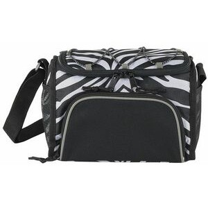 Zebra Polyester 6-Pack Cooler