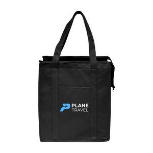 STAY-COOL Non-Woven Insulated Tote Bags w/ 2 Color Imprint