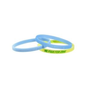 1/4" Glow In The Dark Silicone Wristbands