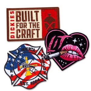 100% Embroidered Patches (3")