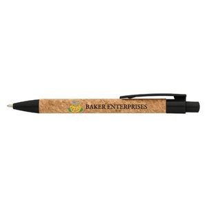 FCork Pen with Wheat Plastic Trim - ColorJet