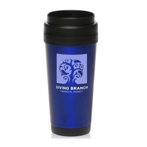 16 oz. INTREPID Stainless Steel Insulated Mugs 2 Color Imp.