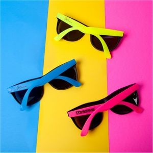 Color Pop Plastic Sunglasses w/ 1 Colour Imprint