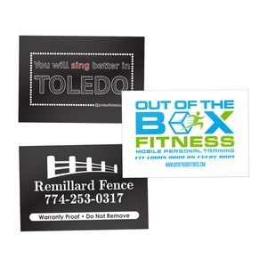 3" x 6" Rectangle Water-resistant Stickers