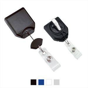 Badge Reel with Swivel Clip with Teeth
