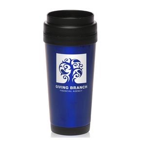 16 oz. INTREPID Stainless Steel Insulated Mugs 1 Color Imp.