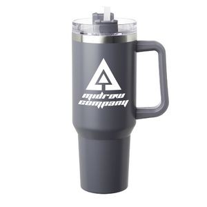 40 oz. Pinnacle Stainless Steel Travel Mugs with Handle (1 color )