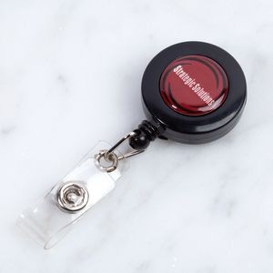 Custom Round Clip-On Badge Reel