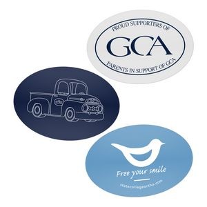 2" x 3" Oval Water-resistant Stickers