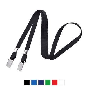 3/8" Double Ended Stock Lanyards with Bulldog Clips