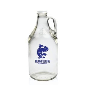 64 oz. Clear Glass Beer Growlers (1 color )