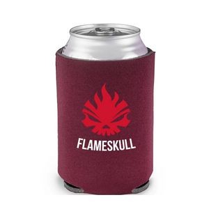 Collapsible 4mm Can Cooler w/ 2 Color Imprint