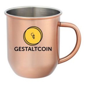 16 oz. Stainless Steel Copper Coated Mule Mug (Full Color)