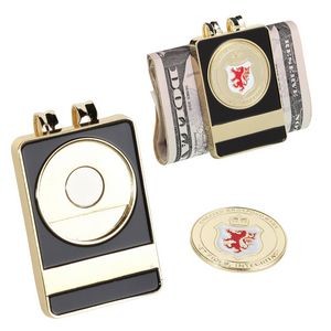 Money Clip with Soft Enamel Ball Marker