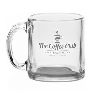 13oz Kona Glass Coffee Mug (1 Color)