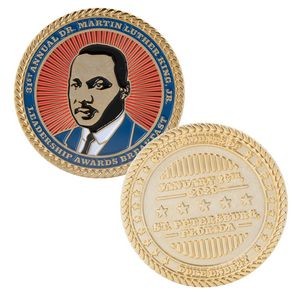 2.75" 4 Colors on 1 Side Brass Challenge Coins