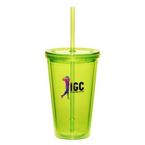 16 oz. Day Tripper Double Wall Acrylic Tumblers Full Color Imp.