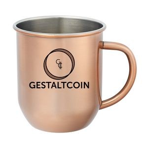 16 oz. Stainless Steel Copper Coated Mule Mug (2 Color)