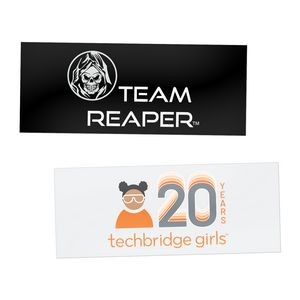 4" x 10" Rectangle Water-resistant Stickers