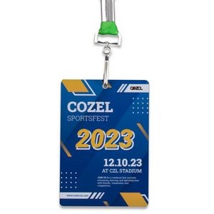 2.75" × 3.94" Small PVC ID/Event Cards