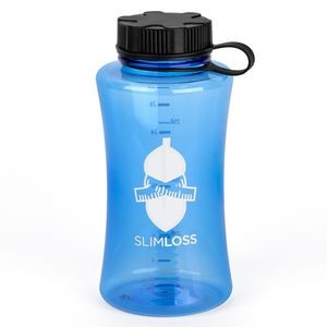 34 oz. Cincher Plastic Sports Bottle w/ 1 Color Imprint