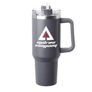 40 oz. Pinnacle Stainless Steel Travel Mugs with Handle (2 color )