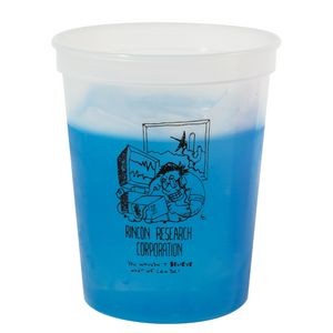16 oz. CHEER Changing Stadium Cups w/ 1 Color Imprint