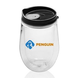 15 oz. Spill-Free Acrylic Tumblers with Lid 2 Color Imprint
