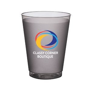 16 oz. Court Side Frosted Plastic Stadium Cups Full Color Imprint