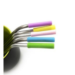 Silicone Tip for Stainless Steel Straw