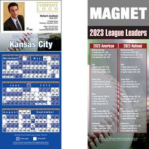 Kansas City Pro Baseball Schedule Magnet (3 1/2"x8 1/2")