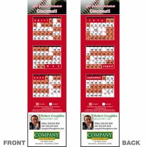 Cincinnati Pro Baseball Schedule Bookmark (2