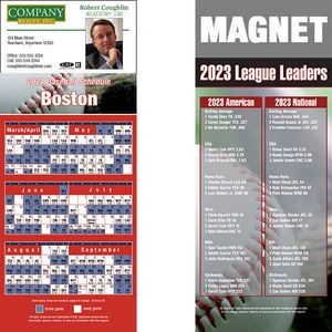 Boston Pro Baseball Schedule Magnet (3 1/2"x8 1/2")