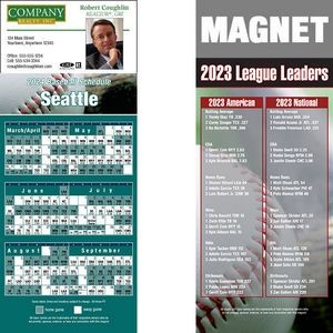 Seattle Pro Baseball Schedule Magnet (3 1/2"x8 1/2")