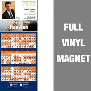 Houston Pro Baseball Schedule Vinyl Magnet (3 1/2"x8 1/2")