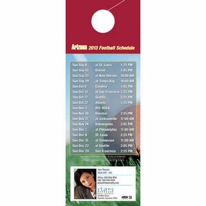 Arizona Pro Football Schedule Door Hanger (4"x11")