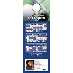 Los Angeles (National) Pro Baseball Schedule Door Hanger (4"x11")
