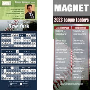New York (American) Pro Baseball Schedule Magnet (3 1/2"x8 1/2")
