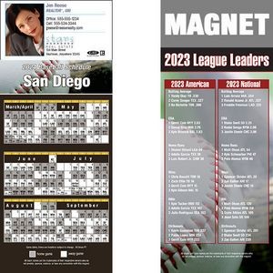 San Diego Pro Baseball Schedule Magnet (3 1/2"x8 1/2")