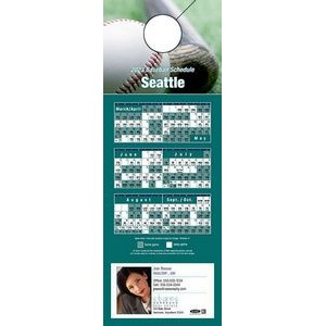 Seattle Pro Baseball Schedule Door Hanger (4"x11")