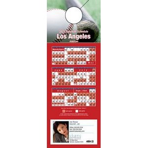 Los Angeles (American) Pro Baseball Schedule Door Hanger (4"x11")