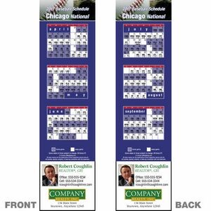 Chicago (National) Pro Baseball Schedule Bookmark (2
