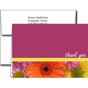 Thank You Greeting Cards w/Imprinted Envelopes