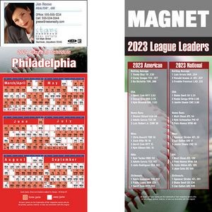 Philadelphia Pro Baseball Schedule Magnet (3 1/2"x8 1/2")