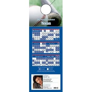 Texas Pro Baseball Schedule Door Hanger (4"x11")