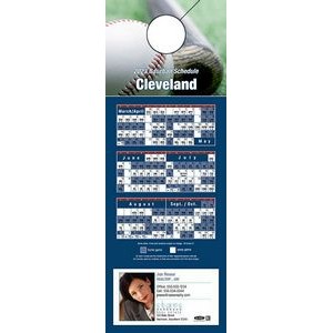 Cleveland Pro Baseball Schedule Door Hanger (4"x11")