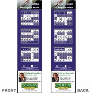 Los Angeles (National) Pro Baseball Schedule Bookmark (2