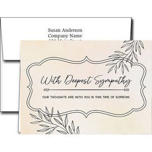 Sympathy Greeting Cards w/Imprinted Envelopes