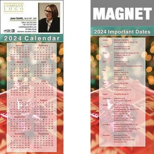 Full Color Calendar Magnet (3 1/2"x8 1/2")